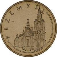(143) Монета Польша 2007 год 2 злотых "Пржемысл"  Латунь  UNC