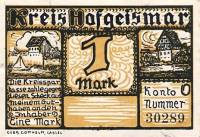 (№1922) Банкнота Германия 1922 год "1 Mark"