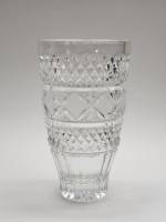 Ваза для букета хрусталь СССР высота 19,5 см винтаж сталинский ампир 1950 - е