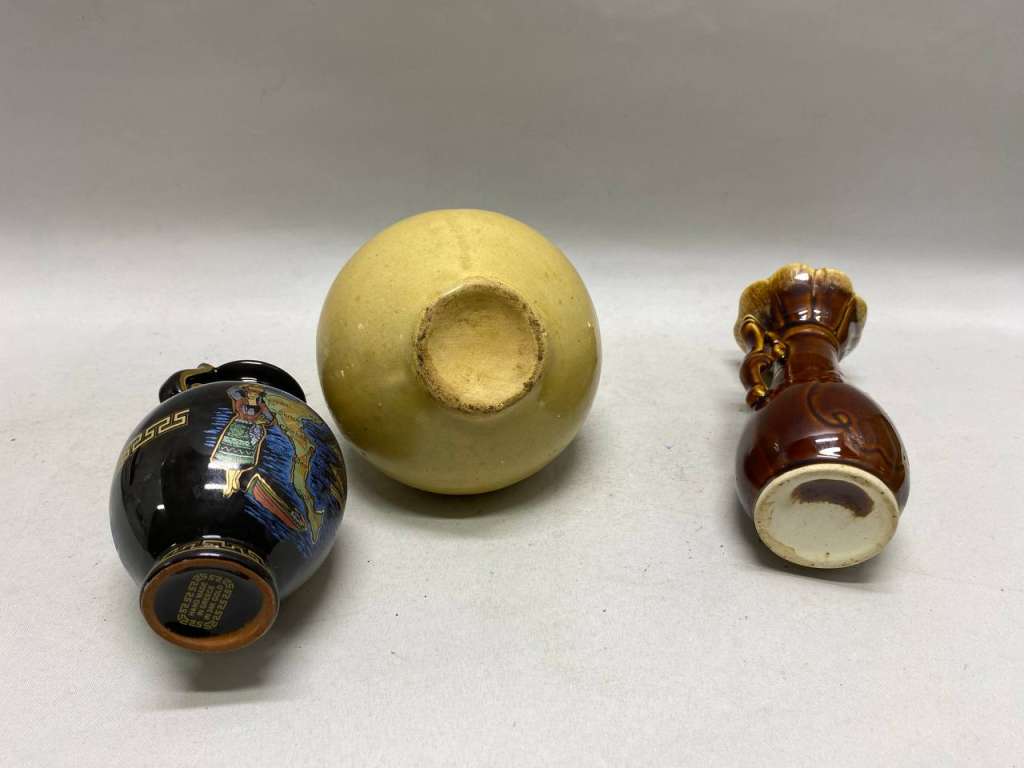 Ваза керамическая 3 шт миниатюры