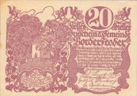 (№1920) Банкнота Австрия 1920 год "20 Heller"