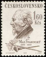 (1963-016) Марка Чехословакия "М. Швабинский"    Известные личности и события культурной жизни III Θ