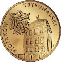 (165) Монета Польша 2008 год 2 злотых "Петркуб-Трыбуналски"  Латунь  UNC