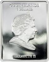 () Монета Острова Кука 2010 год 5 долларов ""   AU