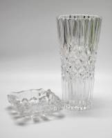 Ваза и пепельница хрусталь СССР