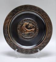 Панно настенное круглое чеканка Кольчугино Владимир Дмитриевский собор медь