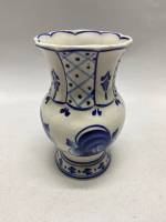 Ваза гжель 13 см ручная работа