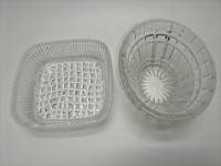 Салатники 2 шт хрусталь Овальный Квадратный