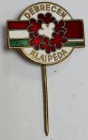 Значок Знак СССР "Венгрия-Литва" Игла 