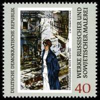 (1969-104) Марка Германия (ГДР) "Л. В. Кубичек"    Картины II Θ