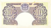 (№1958P-39a.3) Банкнота Ямайка 1958 год "10 Shillings"