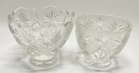 Салатники конфетницы хрусталь СССР 2 шт