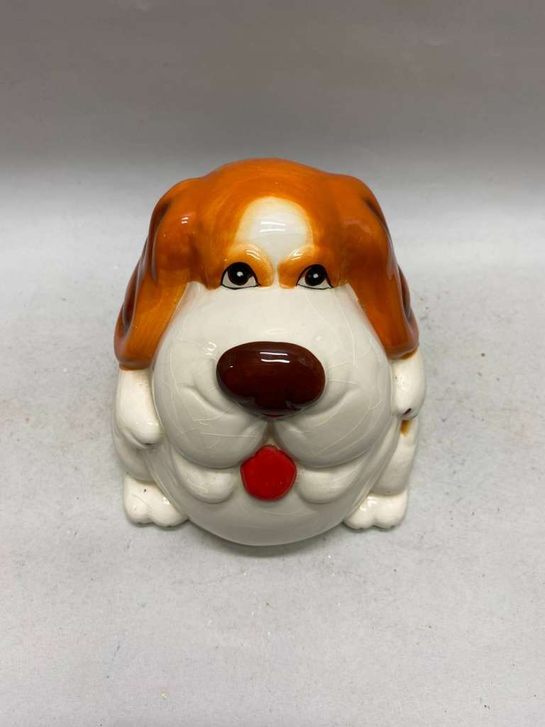 Копилка пес 19 см керамика (состояние на фото)