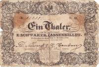 (№1848P-S776b) Банкнота Германия 1848 год "1 Thaler"