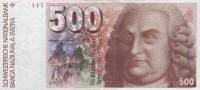 () Банкнота Швейцария 1976 год 500  ""   UNC
