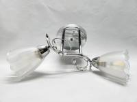 Люстра потолочная 2 плафона двухрожковая б/у