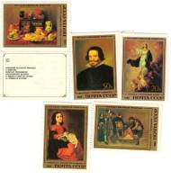 (1985-)Набор СССР "Шедевры Государственного Эрмитажа. Испанская живоп"     III O