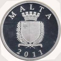 (№2011) Монета Мальта 2011 год 10 Euro (Финикийцы на Мальте)