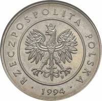 () Монета Польша 1994 год 5  ""    AU