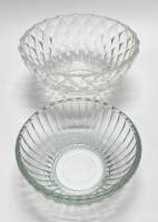 Салатники, стекло, хрусталь, 2 шт