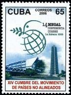 (№4839) Марка Куба 2006 год &quot;Саммит Стран NonAllied&quot;, Негашеная