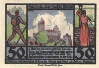 (№2017) Банкнота Германия (Без даты) 50 Pfennig"