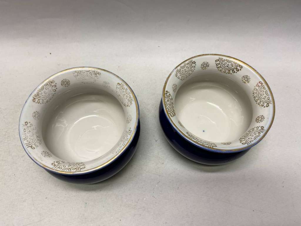 Ваза кашпо возрождение Бронницы 2 шт кобальт