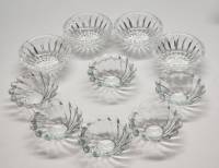 Розетки солонки маленькие креманки соусницы стекло 10 штук (4+6)