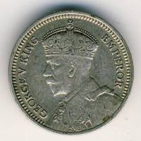 (№1933km1) Монета Новая Зеландия 1933 год 3 Pence
