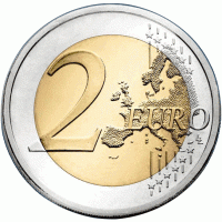 (014) Монета Словакия 2021 год 2 евро "Александр Дубчек"  Биметалл  UNC