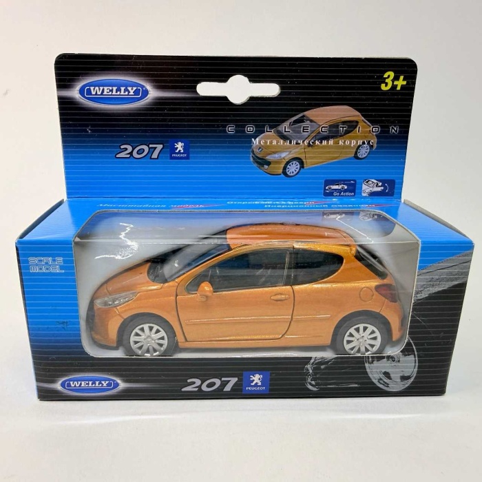 Welly Peugeot 207 1:43 в коробке