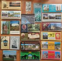 Наборы открыток 20 шт Музеи заповедники Города СССР России полные комплекты открыток