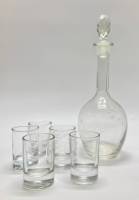 Графин + 5 стопок, стекло