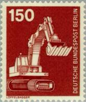 (1979-001) Марка Германия (ФРГ) "Экскаватор"    Промышленность и техника III Θ