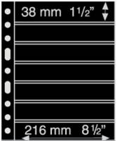 Лист GRANDE 7S на 14 банкнот, двусторонний, черный,. Упаковка (5 шт.) Германия, 314011