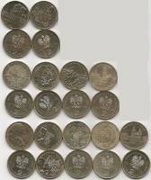 (173 175 177 179-186 11 монет по 2 злотых) Набор монет Польша 2009 год   UNC