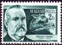 (1954-061) Марка Венгрия "Эндре Хёдьеш"    Scientists II O