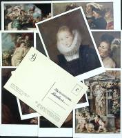 Набор открыток "Живопись. ИЗОГИЗ. Эрмитаж", 14  шт., 50-е г.