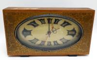 Настольные часы "Янтарь", 29*16*7 см., отсутствует задняя крышка, СССР(сост. на фото)