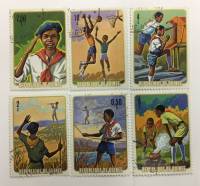 --  Набор марок Гвинея 6 шт.  Гашёные , III Θ