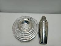 Набор шейкер, миски, нержавеющая сталь (сост. на фото)