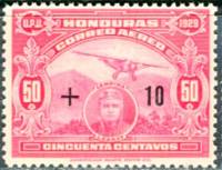 (№1929-240) Марка Гондурас 1929 год "Нью-Йорк, Гондурас от L'Гарай", Гашеная
