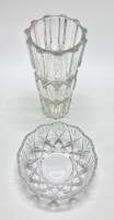 Салатник конфетница + ваза, хрусталь