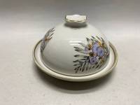 Масленка с крышкой фарфор Барановка