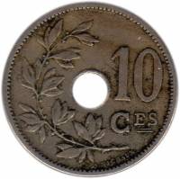 (№1903km52) Монета Бельгия 1903 год 10 Centimes (Французская легенда - большой год - Бельжик)
