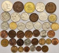 Набор монет ЮАР Южная Африка 39 штук