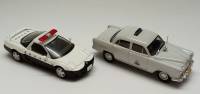 Набор модели авто 1:43 2 шт Honda nsx 1990 и Holen FE Police без коробок