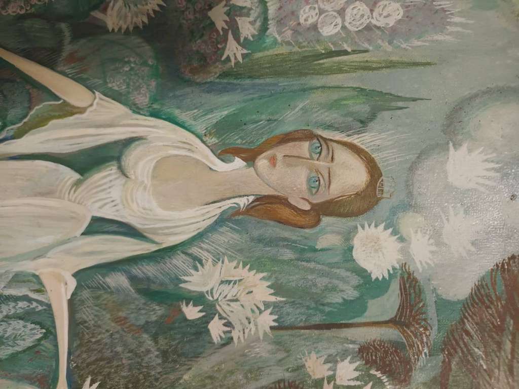 Картина &quot;Инна Чурикова в роли Сары в спектакле Иванов А.П. Чехова&quot; А.Л. Соколова 1981 год