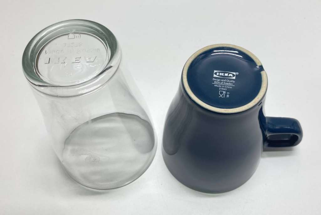 Кружка + стакан, ИКЕА