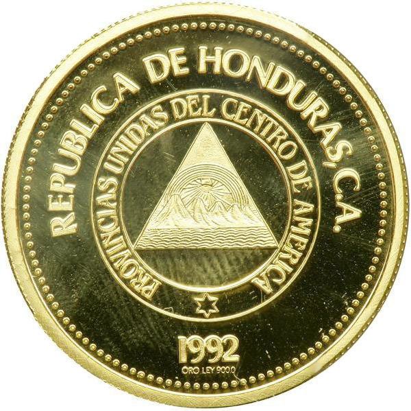 (№1992km87) Монета Гондурас 1992 год 500 Lempiras (Генерал Франсиско Морасан)